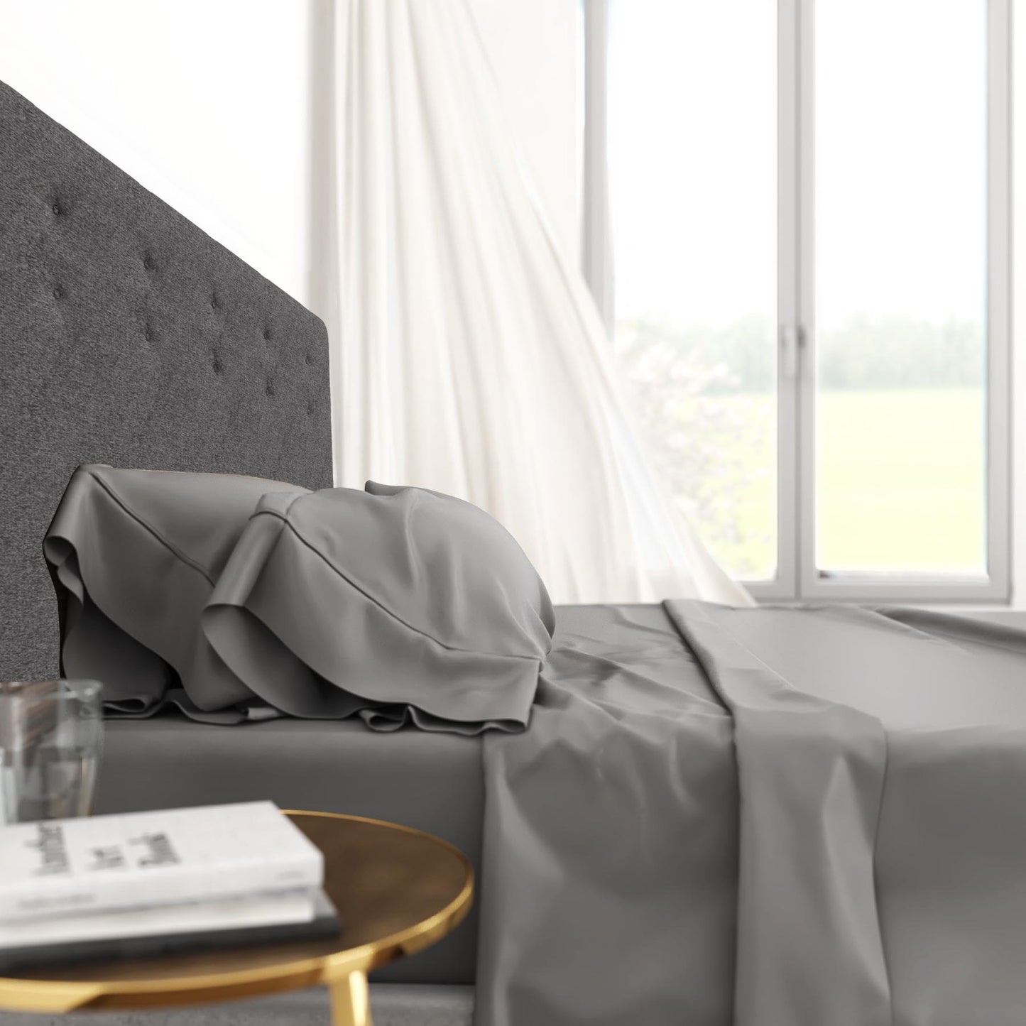 Bamboo Cotton Luxury Bed Sheet Set