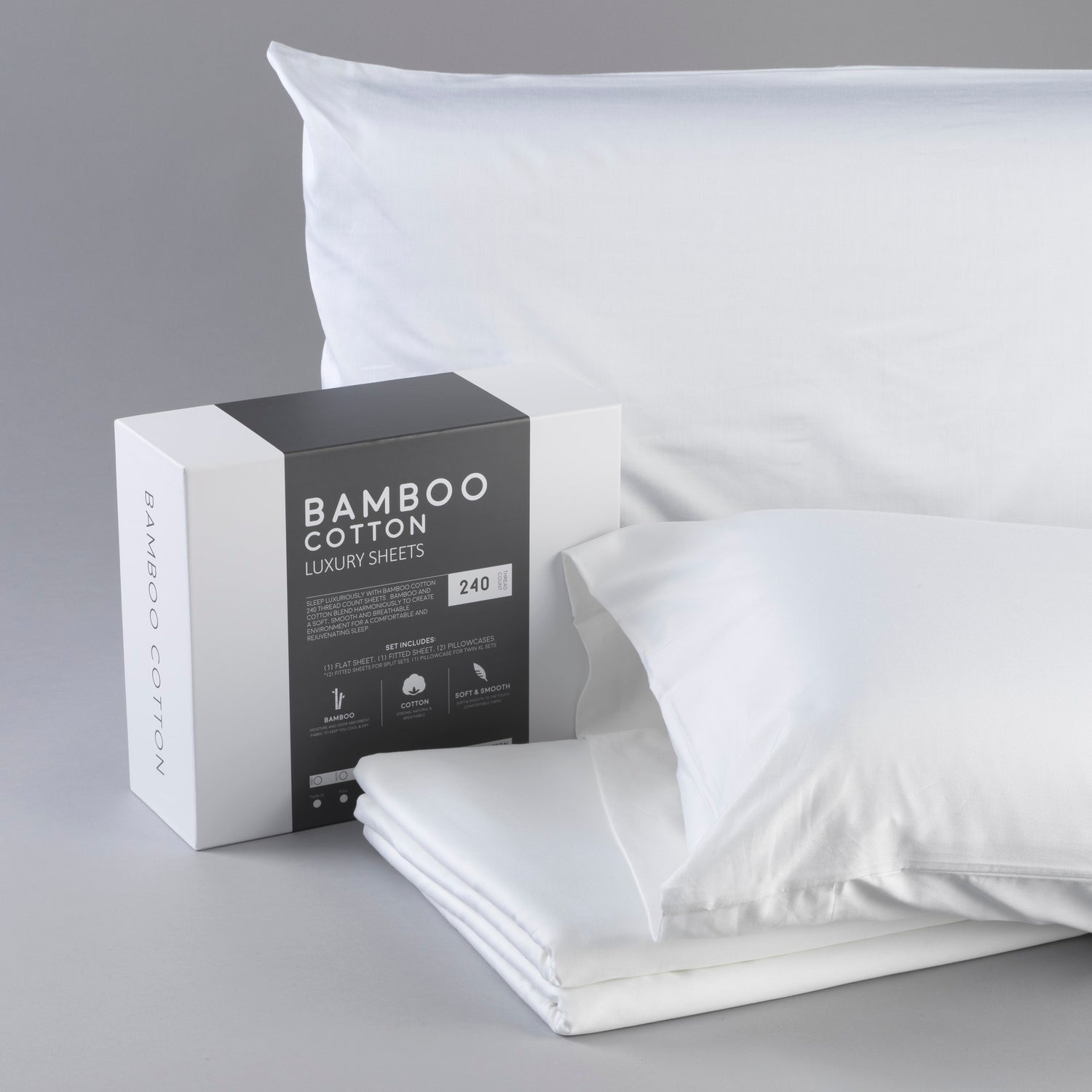 Bamboo Cotton Luxury Bed Sheet Set