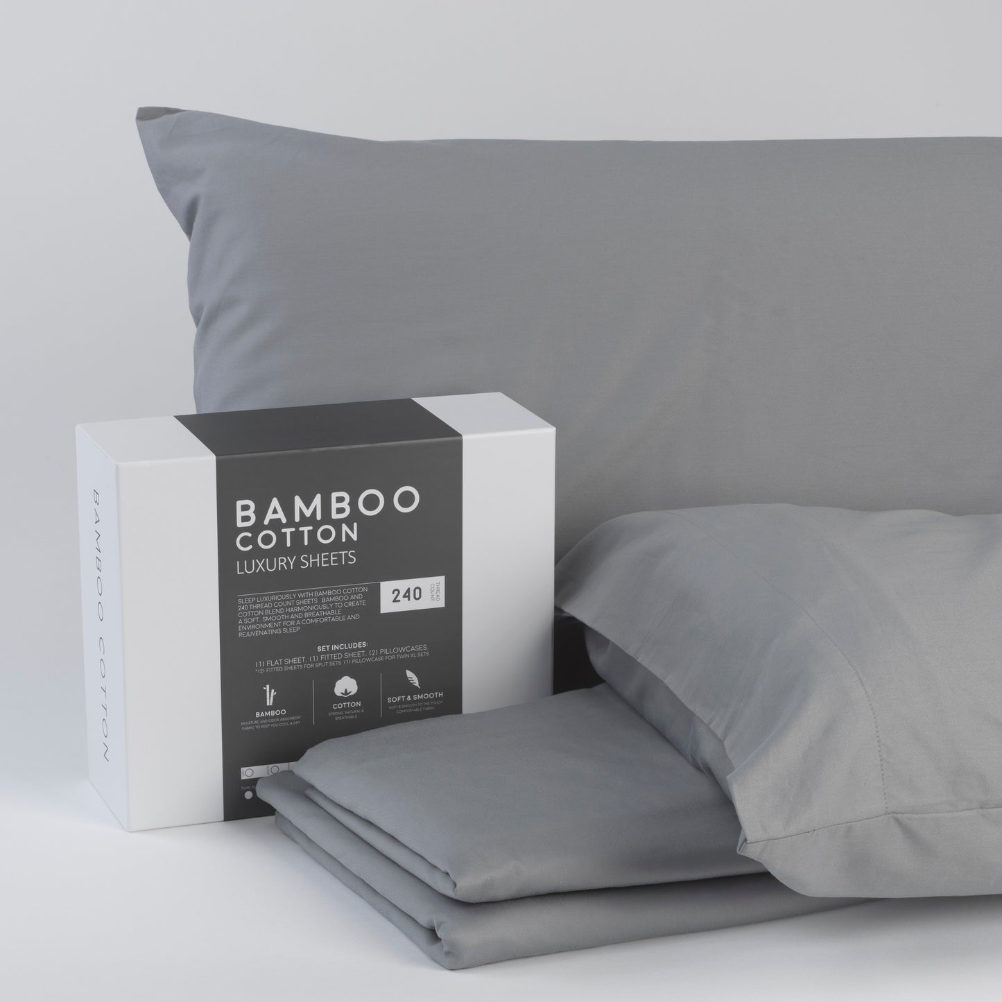 Bamboo Cotton Luxury Bed Sheet Set